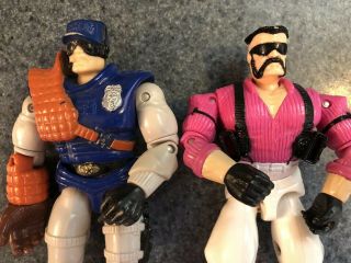 Hasbro Cops N Crooks C.  O.  P.  S.  Action Figures Sgt.  Mace Turbo Tutone 1988 5