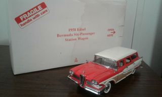 1958 Edsel Bermuda Wagon 1/24 Danbury With Box And Title