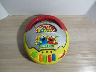 Sesame Street Musical Cd Player With A 2 Sided Cd Mattel 2006 Euc