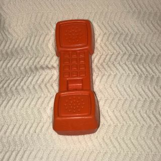 1987 Replacement Orange 7 Inch Plastic Phone Fisher Price Fun With Food Kitchen