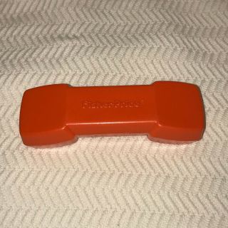 1987 Replacement Orange 7 Inch Plastic Phone Fisher Price Fun with Food Kitchen 3