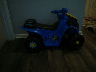 Power Wheels Batman Lil ' Quad 6 - Volt Ride On ATV Toy,  For 1 - 3 Years Age 3