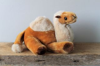 Princess Soft Toys Camel Plush Stuffed Animal Laying Down One Hump Brown Tan 8 "