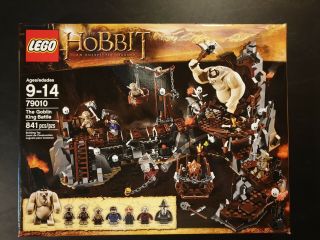 Lego 79010 The Hobbit The Goblin King Battle Retired