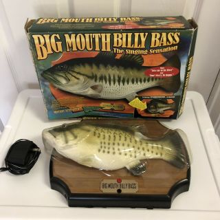 Big Mouth Billy Bass Gemmy 1999 The Singing Sensation Fish