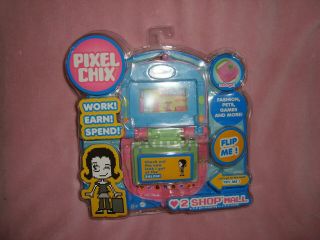 Pixel Chix Love To Shop Mall Interactive Electronic Toy 2005 Mattel J9436 Oop