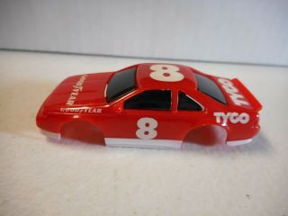 TYCO 440 - X2 WIDEPAN 8 RED TYCO STOCK CAR BODY 2