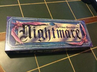 Vintage 1991 Nightmare Video Board Game Chieftain Vhs Game Complete Unpunched