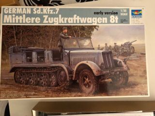 Trumpeter 1/35 Scale German Sdkfz 8 Ton Half Track Early Version