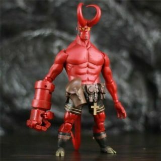 Hellboy Anung Un Rama 1/12 6 " Action Figure Cloth Gown Sword Gun Ko 1000 Toys