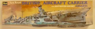 Revell 1/720 Ark Royal British Aircraft Carrier With Escort Ashanti Model Kits