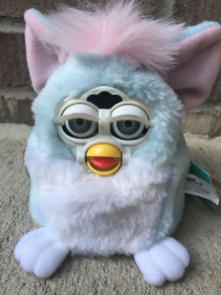 1999 Model 70 - 940 Blue/Pink Furby Baby - With Hang Tag 2