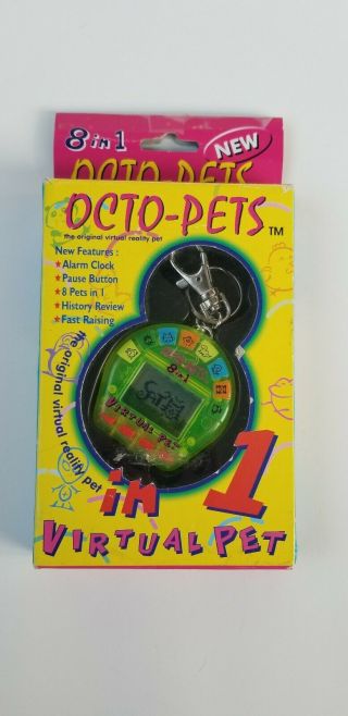1997 Octo - Pets 8 In 1 Virtual Pet.