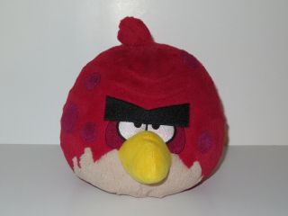 Angry Birds Plush Terence Big Brother Red Spotted Bird 10 " Sound Spots Toy Doll
