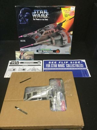 Star Wars The Power Of The Force Rebel Snowspeeder Kenner Toys 1995