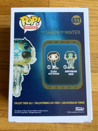 Funko Pop Movies: The Shape of Water - Amphibian Man CHASE LIMITED EDITION 3