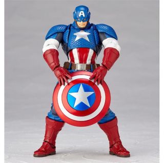 Yamaguchi Powered By Revoltech Series No.  007 Avengers Captain America