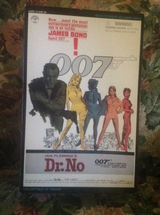 James Bond 007 Dr.  No Sean Connery 12 " 1/6 Figure Sideshow Nrfb