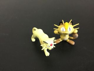 Pokemon Tomy Meowth And Persian 2 " Figure Set