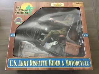 Ultimate Soldier 22080 U.  S.  Army Dispatch Rider & Motorcycle 1/6