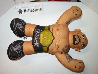 The Rock Brawling Buddies Wrestling Wwe Brawlin Buddy Plush Figure Wwf Toy