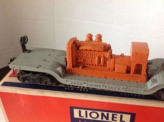 Lionel 3520 Operating Searchlight Car With Box And Instructions 3