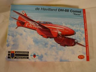 1/72 Kpm De Havilland Dh 88 Comet Racer Decals 4/3 Versions 0099 F/s Bag Ob
