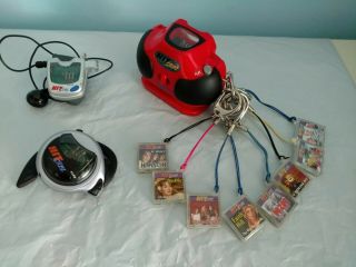 Hit Clips Micro Boombox Player Ear Piece With 10 Hit Clips Tiger Electronics