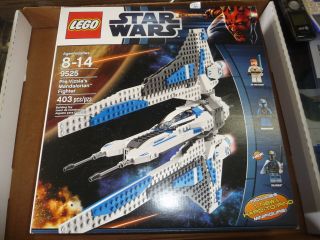 Lego 9525 Star Wars Vizslas Fighter Complete Set Box 2012