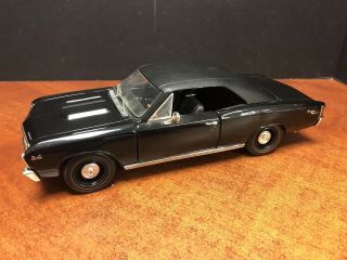 1/18 Ertl 1967 Chevrolet Chevelle Ss Black Em3142
