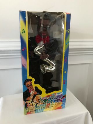 The Jazzman 16 " Animated Musical Saxophone Player Sings Music,  Dances