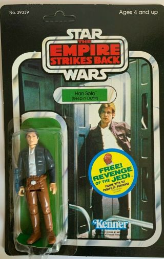 1982 Vintage Star Wars The Empire Strikes Back Han Solo (bespin Outfit) 48 Back