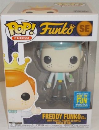Funko Pop Box Of Fun Freddy Funko As Rick Rick And Morty Le 6000 In Hand Mimb