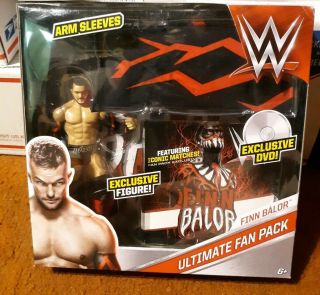 Finn Balor Wwe Mattel Basic Ultimate Fan Pack Figure Toy With Dvd