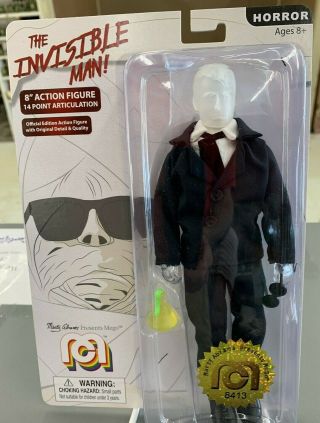Marty Abrams Presents Mego The Invisible Man 8” Horror Action Figure 2018