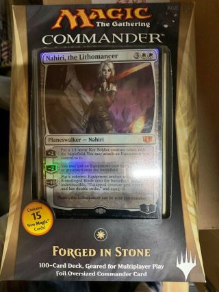 2014 Forged In Stone Mtg Commander Deck Magic The Gathering Mtg