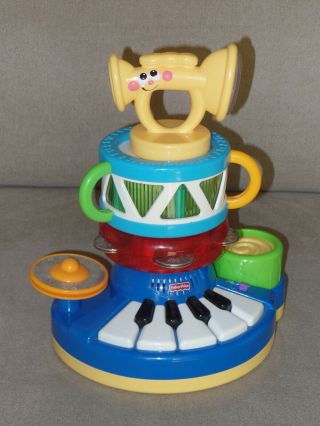 Fisher Price Dance Baby Dance Buildin’ Band Drum W/ Lights & Sound Great