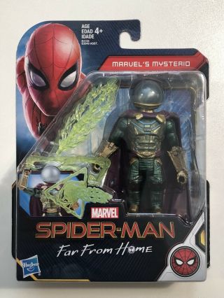 Marvel Mcu Spider - Man Far From Home Mysterio 6in Figure Hasbro