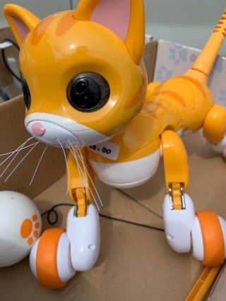 Zoomer Kitty - Kids Interactive Robot Kitty Whiskers The Orange Tabby Cat