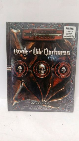 Dungeons And Dragons Book Of Vile Darkness Accessory