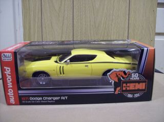1:18 Die Cast Auto World American Muscle 1971 Dodge Charger R/t