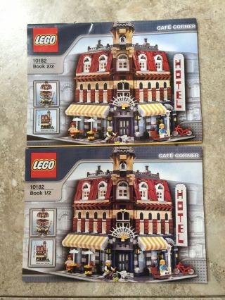 Lego 10182 Cafe Corner Instruction Booklets 1 And 2 Manuals Only