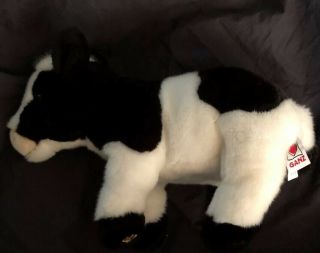 Webkinz Signature Cow Plush Stuffed Animal Black And White Ganz Wks1013 12 Inch