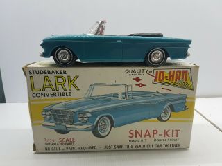 Jo - Han Studebaker Convertible Lark 1:25 Scale Model Kit Box Built Snap Kit