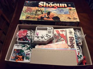 Vintage 1986 Shogun Milton Bradley Game Masters Series Board Game
