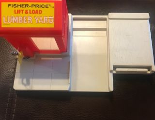 Vintage Fisher Price Little People Lift And Load Lumber Yard