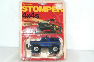 Schaper Stomper 4x4s Blue Chevrolet Chevy Blazer On Card