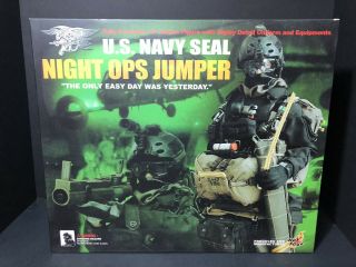1/6 Hot Toys 12” Military U.  S.  Navy Seal Night Ops Jumper