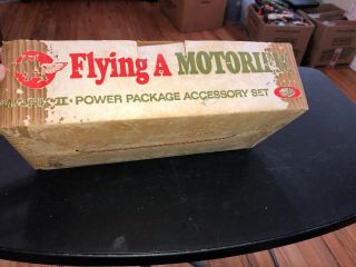 IDEAL Flying A Motorific Power Package Accessory Set 1965 5