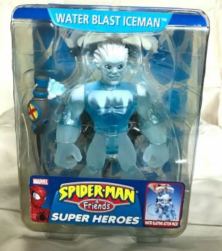 Spider - Man And Friends - Iceman - An X - Men Figure (toy Biz 2005) Marvel Moc